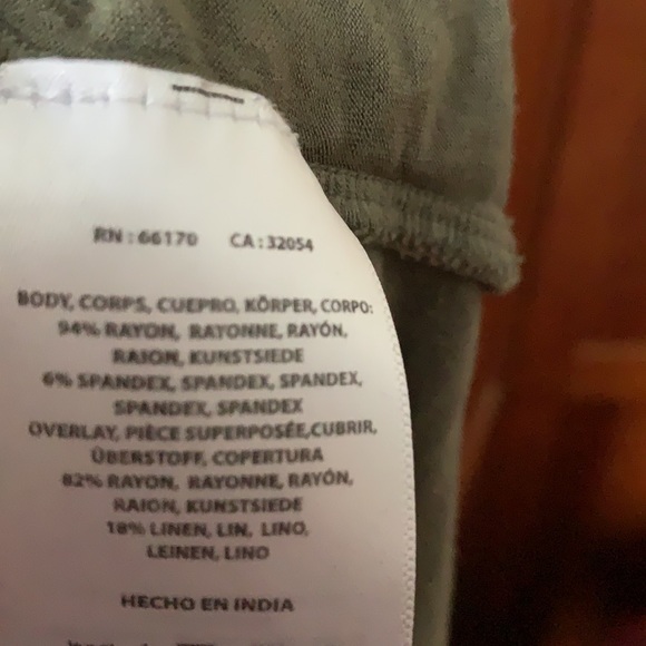 Anthropologie Rayon Spandex Hi Lo Drape Front Knit Top - Picture 5 of 5
